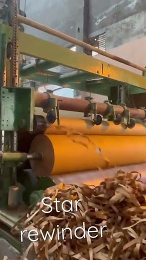 Paper mill rewinder machine ..