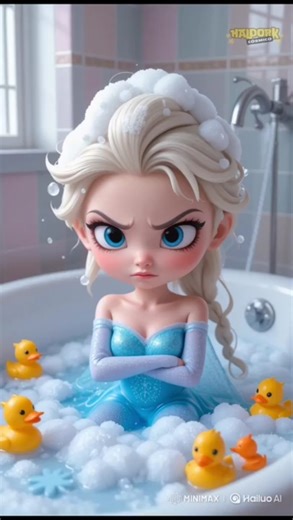Elsa Throws a Tantrum Over Bath Time!!! 😭🛁