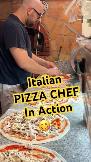 How Authentic Pizza Is Made in Italy 🍕 | Watch a Pizzaiolo Chef Make It