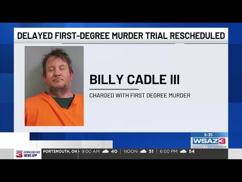 Delayed first-degree murder trial rescheduled