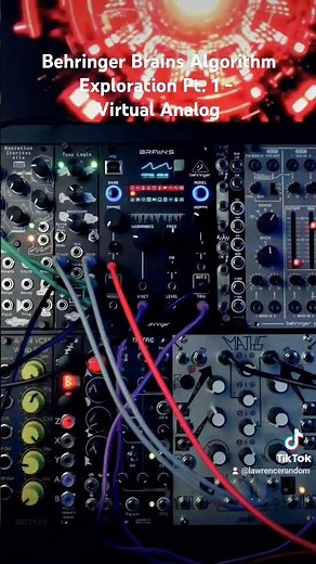 Behringer Brains Algorithm Exploration Pt. 1 - Virtual Analog #behringerbrains #eurorackmodular