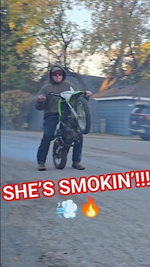 WORLD’S MOST CLAPPED-OUT KLX110 SMOKING LIKE A CHIMNEY! (First Wheelie in 3 Years)