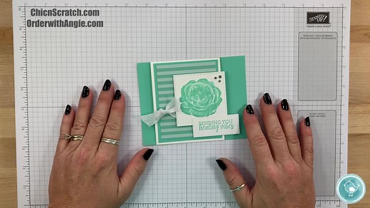 Healing Hugs Fun Fold Card Video Tutorial by Angie Juda | Chic' n Scratch