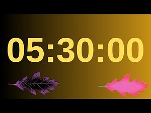 5.5 Hour Countdown Timer | 330 Minute Countdown for Study, Work, Focus & Productivity