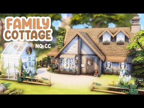 Building a Cottagecore Family Home in The Sims 🥐🌻