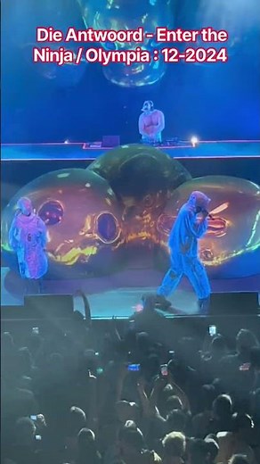 Incroyable concert de Die Antwoord , peut etre le dernier en France ... Olympia 12-2024