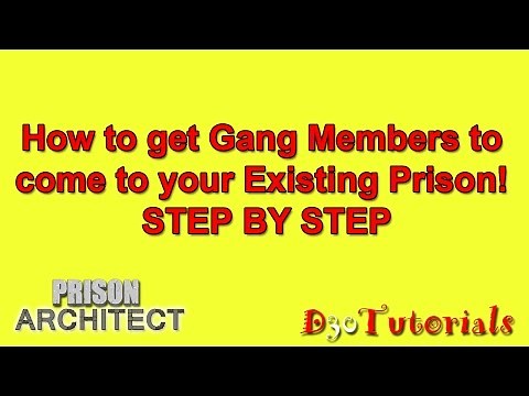 How to Add Gangs to your Existing Prison by Editing the Save File - Prison Architect Tutorials