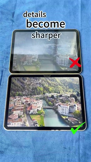 Can't See the Screen Clearly? Fix iPad Glare with This Moth-Eye Nano Glass.