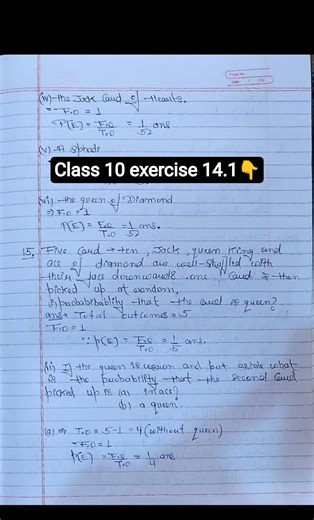 Class 20 exercise 14.1 maths part 2📈
