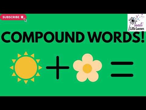 Compound Words for Kindergarten (Guess the Word Game + Build Compound Words)