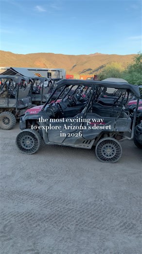 UTV riding at 7:00AM in early spring. an exciting way to explore the AZ desert in the new year 🏜️ . click the green link above to book your desert ride. #tiktokgoexplore #utv #viator #arizonaitinerary #sonorandesert