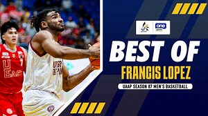 FIERY FRANCIS 🔥 Relive the standout moments of Francis Lopez as he drove the UP Fighting Maroons to success in the UAAP Season 87 men’s basketball tournament! #UAAPSeason87 #StrongerBetterTogether #LegendsStartHere #OneSports | One Sports