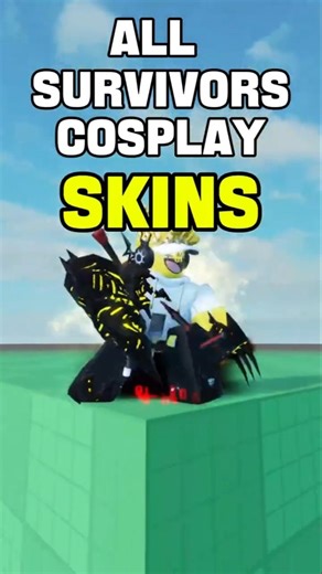 🔥ALL COSPLAY SKINS FOR SURVIVORS FORSAKEN (SHOWCASE) | Forsaken [Roblox] #forsaken #roblox #shorts