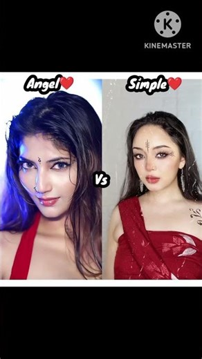 Who is so beautiful❤️🔥Simple kharel 🆚 Daizy aizy 🆚 Harsita 🆚 Sanaya sharma #selfieseries #newcrush