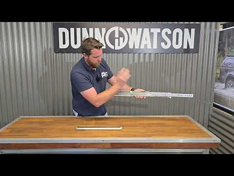 Dunn & Watson 130kg Dual Travel Drawer Slides – Heavy-Duty, Full Extension, Two Way