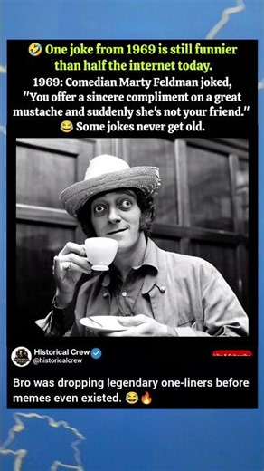 Marty Feldman's 1969 Joke Still Hits Hard Today 😂