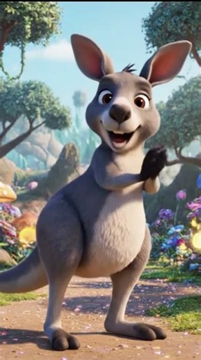 Dancing Kangaroo 🦘💃 | Cute Cartoon Short | Kids Video #BansiKidsTV #cartoon