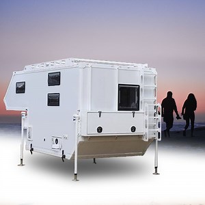 [Hot Item] Customized Size Slide in Slide on Demountable Truck Camper for Sale High Quality Luxury Travel Trailer Fiberglass Ecocampor