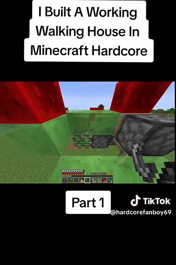 Building a Functional Walking House in Minecraft Hardcore!