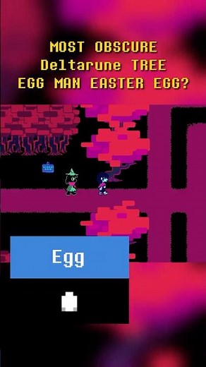 MOST OBSCURE Deltarune TREE EASTER EGG? #deltarune #undertale #tobyfox #gaming #indiegame #gaster