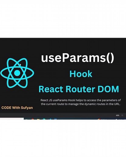 useParams Hook in React Router #shorts #react