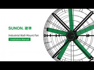 Industrial Wall Mount Fan Installation Manual