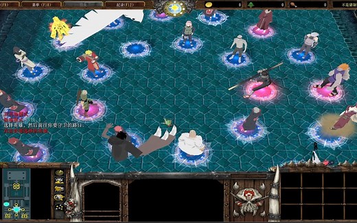 经典的魔兽RPG地图 X Hero Siege 4.11 的改版（火影变态版）