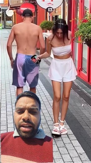 “When a Simple Walk Turns Into an Awkward Prank 😳😂” #funny #prank #shorts #hotvideo