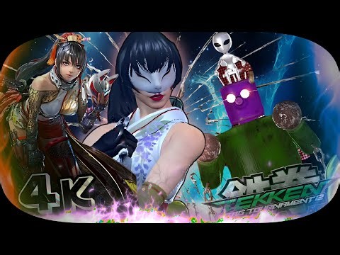 Kunimitsu ( Tekken 8 Look ) & Mokujin ( Alien ) Ultra Hard UHD 4K 60 FPS