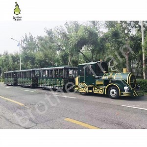 [Hot Item] Used Amusement Ride Trackless Train Ride Amusement Park Train for Sale
