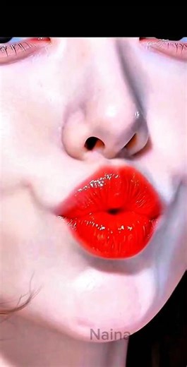 💄 "Glossy Lips Look ✨ | Shine Like a Star 💋 #lips #beauty #freshly #love