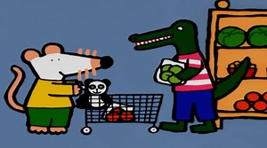 Maisy 小鼠波波去购物 幼儿英文动画 认知早教