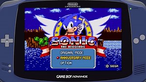 【Sonic the Hedgehog Genesis 索尼克十五周年纪念版】GBA 怀旧掌机经典游戏永久高清收藏版【高清60帧】_游戏热门视频