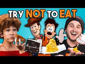 Try Not To Eat Challenge - Disney Food #3 | People Vs. Food
