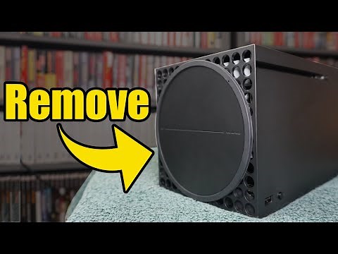 How to Remove the Xbox Series X Ring Stand Base (to display horizontally)