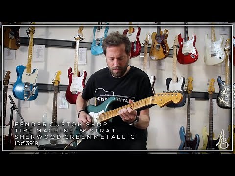 Fender Custom Shop Time Machine '56 Stratocaster in Sherwood Green Metallic