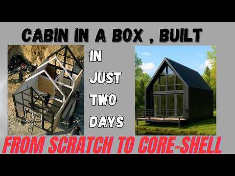 Aries Cista Boxable Prefab Cabin Kit – Comes as 3 Boxes Transforms into A Cabin in Just 2 Days