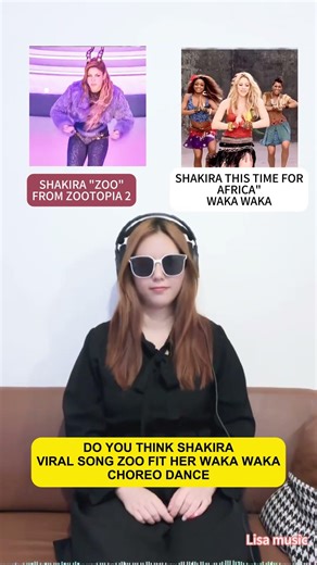Do You Think Shakira's Viral Song "Zoo" Fits Her "Waka Waka" Choreography? #music #shakira