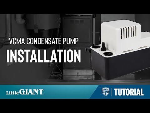Little Giant VCMA Condensate Pump Installation
