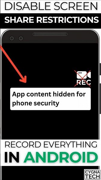 📱 How to bypass/remove screenshot/screen recording restriction for android (Record Almost ANYTHING)