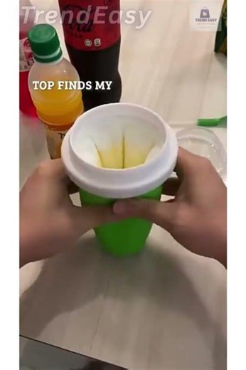 Slushy Maker Cup | Magic Quick Frozen Smoothie & Ice Cream Maker at Home #shorts