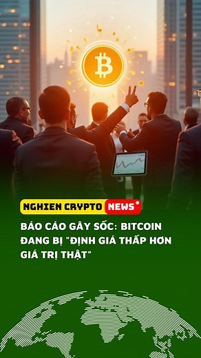 8.6K views · 119 reactions | Báo cáo gây sốc toàn thị trường: Bitcoin đang bị "định giá thấp hơn giá trị thật" #nghiencrypto #crypto #trading #bitcoin #btc | Nghien Crypto News | Facebook