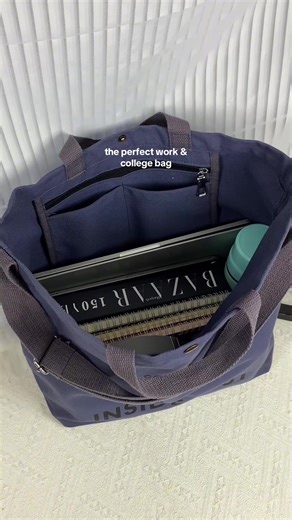 limited stock‼️ the perfect everyday tote bag✨#riverichbag #canvastotebag #tiktokshopstockup #workbag #collegebag