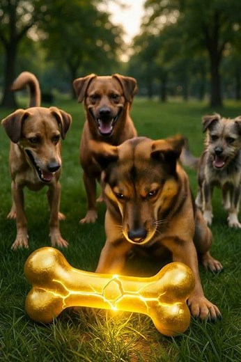 Dog Finds the Golden Bone 🐶✨ Funny Animation Short