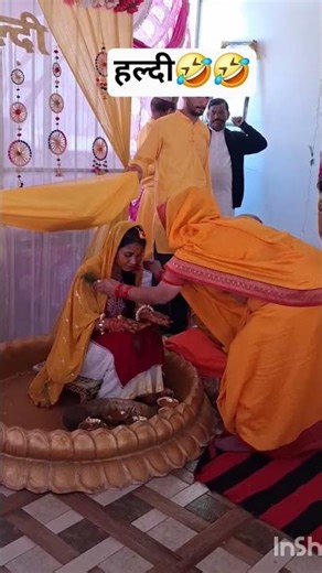 @parmvesh हल्दी की रस्म चल रही है 🤣🤣🤣🤣🤣🤣🤣