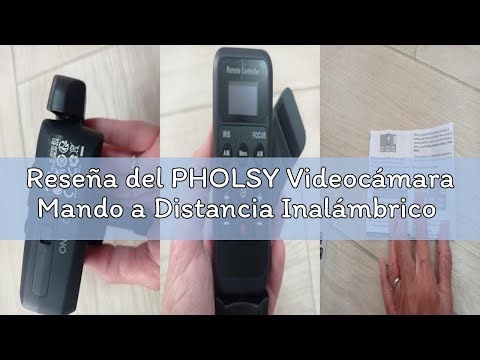 Reseña del PHOLSY Videocámara Mando a Distancia Inalámbrico con LANC o Remoto de 2,5 mm, Zoom de Víd