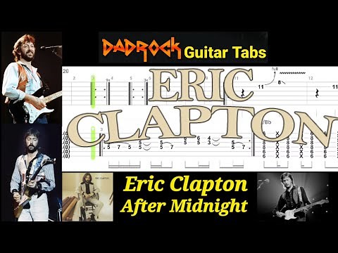 After Midnight - Eric Clapton - Lead Guitar TABS Lesson
