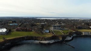 Aerial View Cliff Walk Mansions Newport Stock Footage Video (100% Royalty-free) 3402261717 | Shutterstock