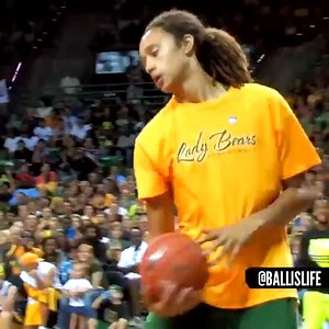 Brittney Griner turns 32 today. It's been 8 months since Griner was detained in Russia. The first time we filmed the 8 x WNBA All-Star was 10 years ago when she was a senior in college and participated in the 2012 Baylor Moonlight Madness dunk contest against 5'10" Pierre Jackson and Corey Jefferson. | Ballislife
