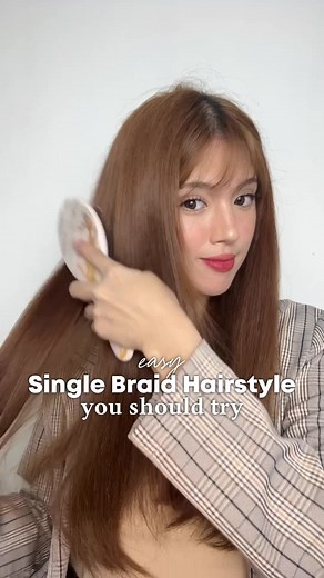 Single Braid Hairstyles for Daily, Summer, or School | Tutorial